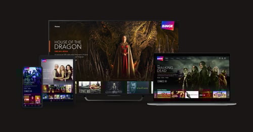 BINGE, Australia’s new entertainment streaming service uses Vimond VIA