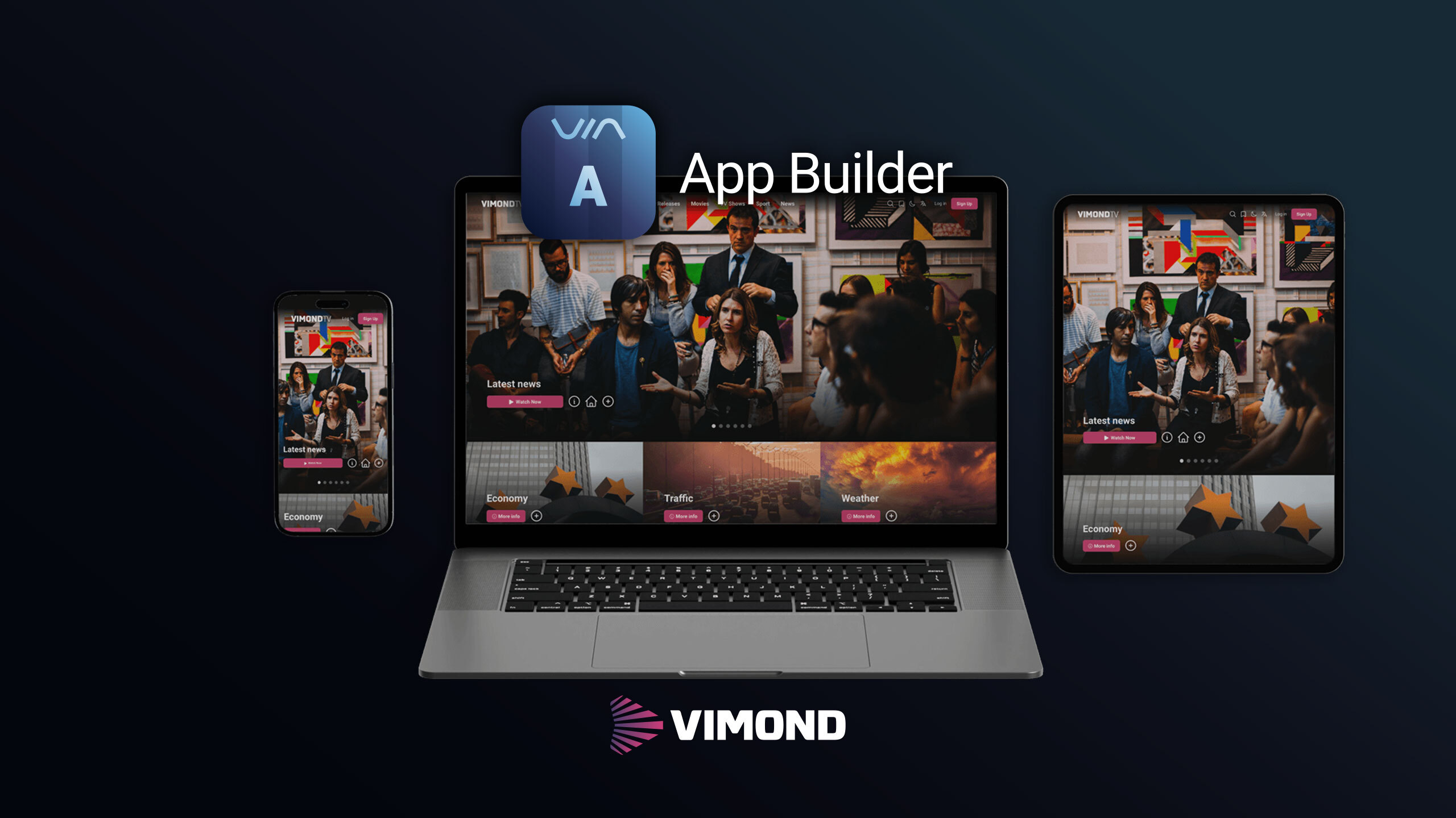 Vimond unveils VIA App Builder: A Game-Changer in Dynamic Streaming Application Development
