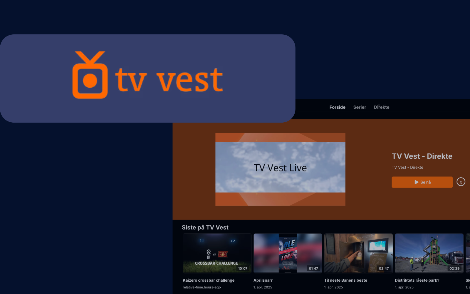 New Streaming Experience from TV Vest Now Live on Vimond Essentials