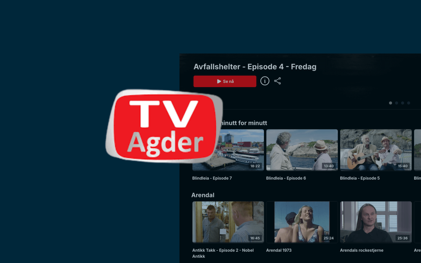 TV Agder Launches New Streaming Service with Vimond Essentials